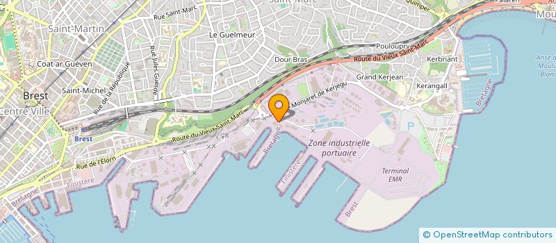 localisation de l'entreprise METAL PRODUCTION INDUSTRY à BREST
