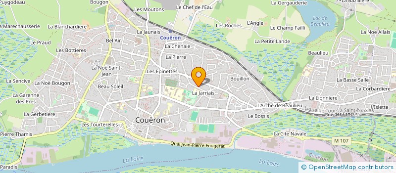localisation de l'entreprise METAL REVOLUTION ASSOCIATION à COUERON
