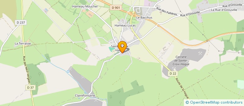localisation de l'entreprise METAL.S à LA HAGUE
