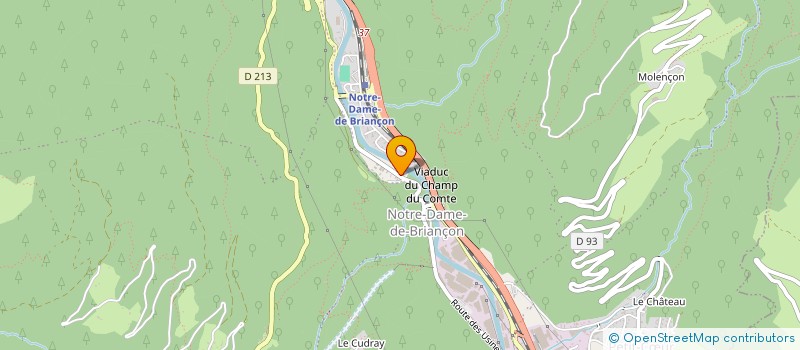 localisation de l'entreprise METAL SAVOIE  LA LECHERE