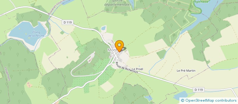localisation de l'entreprise METAL SOUDURE à MONTSEC