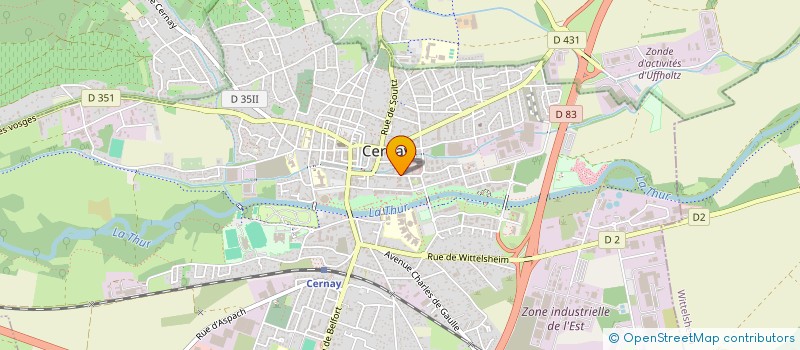 localisation de l'entreprise METAL SPIRIT KEEPERS  CERNAY