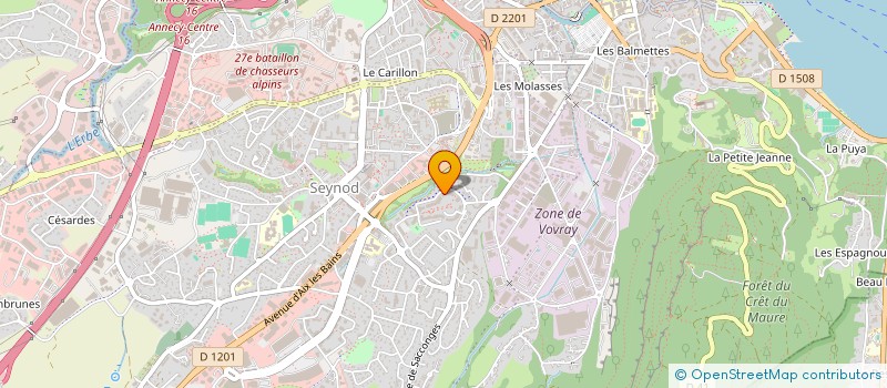 localisation de l'entreprise METAL'TITUDE à ANNECY