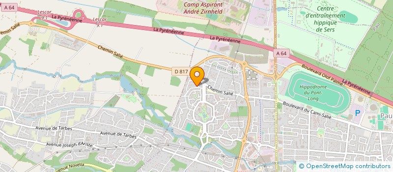 localisation de l'entreprise METALATECH à LONS