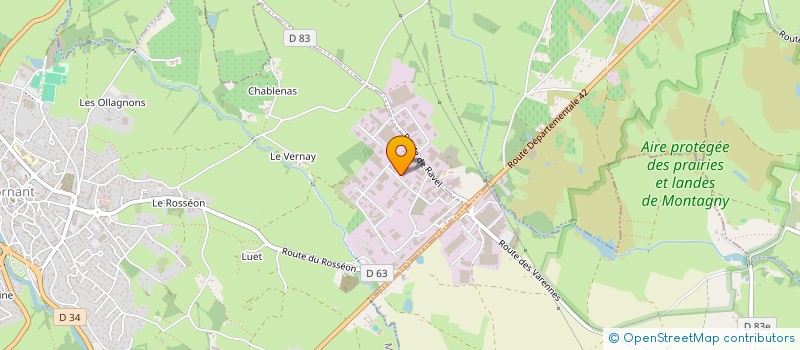 localisation de l'entreprise METALCO  MORNANT