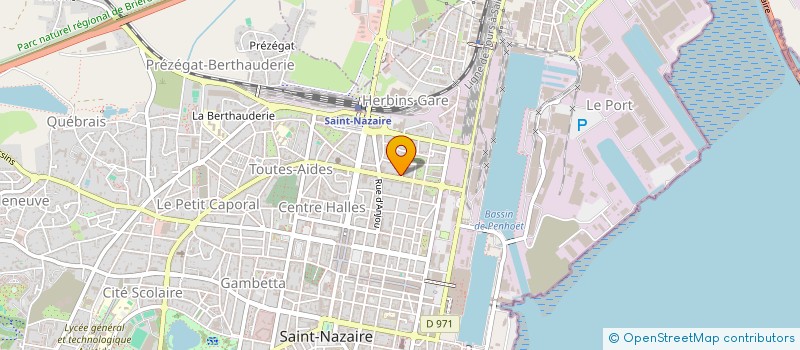 localisation de l'entreprise METALEM à SAINT-NAZAIRE