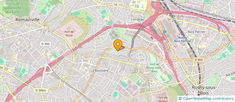 localisation de l'entreprise METALFRANCE à NOISY-LE-SEC