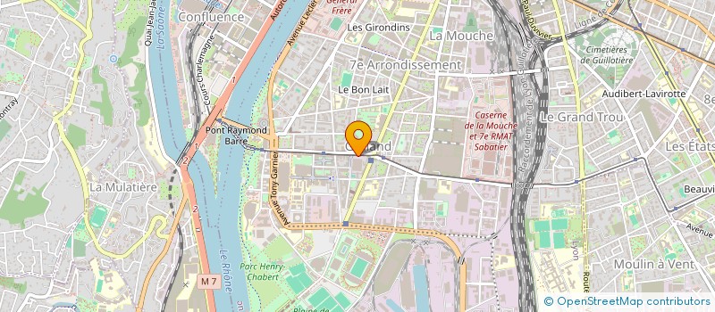 localisation de l'entreprise METALIC à LYON