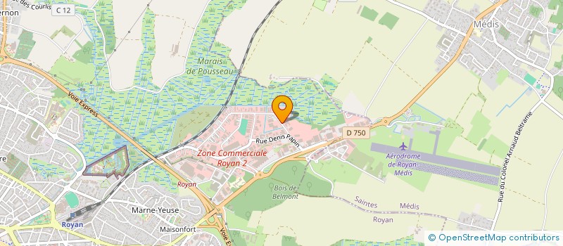 localisation de l'entreprise METALIMMO  ROYAN