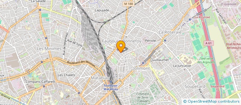localisation de l'entreprise METALIMPACT à TOULOUSE