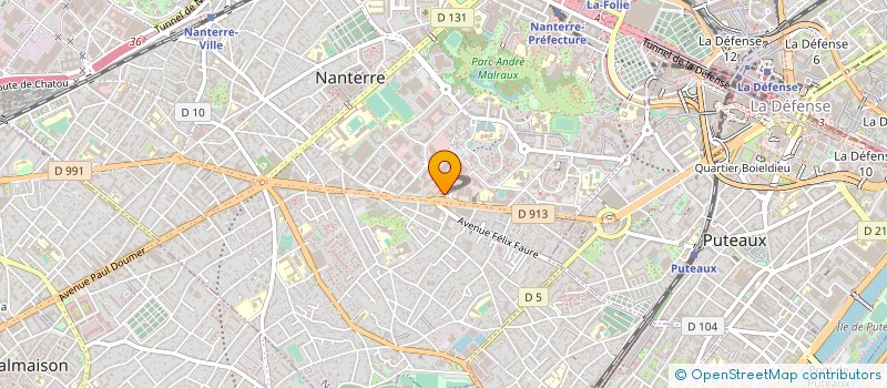 localisation de l'entreprise METALINE DATA CENTER SERVICES à NANTERRE