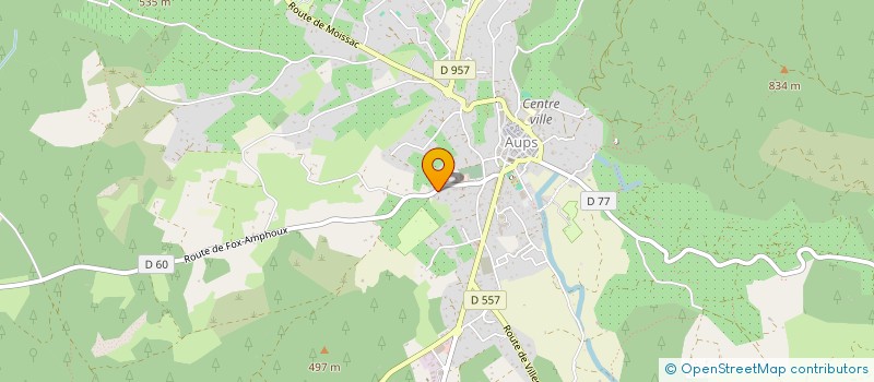 localisation de l'entreprise METALINE SARL à AUPS