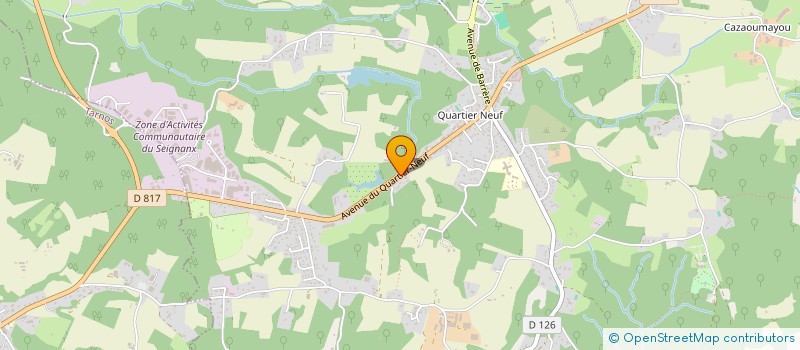 localisation de l'entreprise METALINEA  SAINT-MARTIN-DE-SEIGNANX