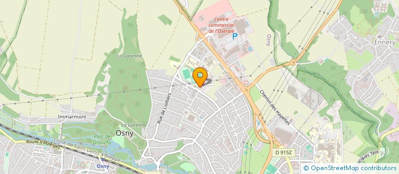 localisation de l'entreprise METALINEO INDUSTRIEL  OSNY