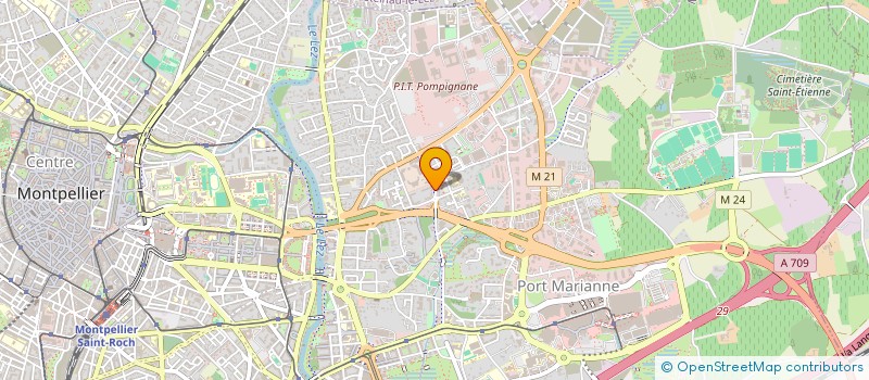localisation de l'entreprise METALINK à MONTPELLIER