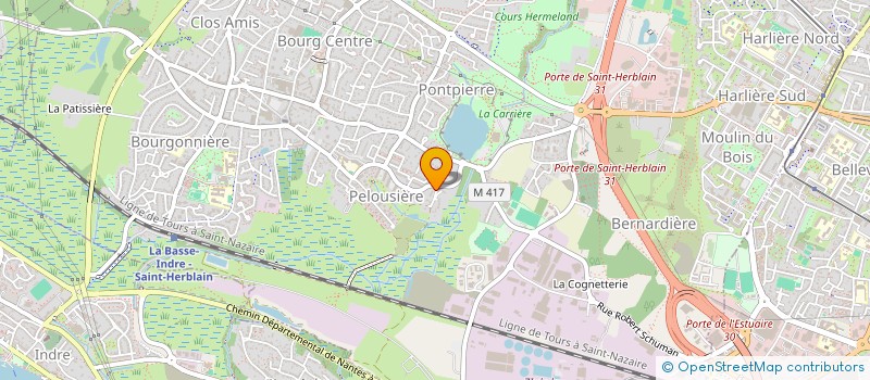 localisation de l'entreprise METALINNOV à SAINT-HERBLAIN