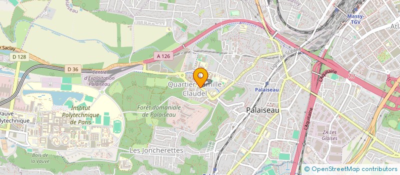 localisation de l'entreprise METALLERIE AJE à PALAISEAU