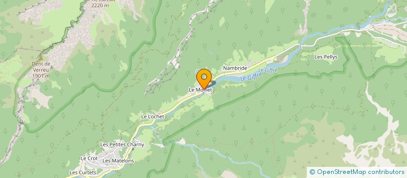 localisation de l'entreprise METALLERIE ALAIN DEFFAYET  SIXT-FER-A-CHEVAL