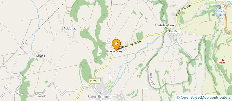 localisation de l'entreprise METALLERIE ANDAN  LES MARTRES-DE-VEYRE