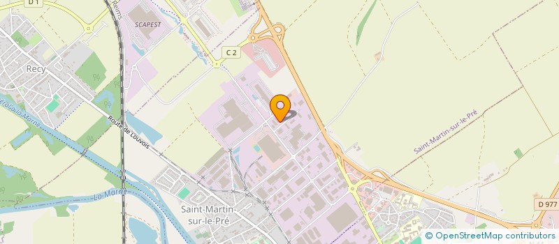 localisation de l'entreprise METALLERIE APPERT à SAINT-MARTIN-SUR-LE-PRE