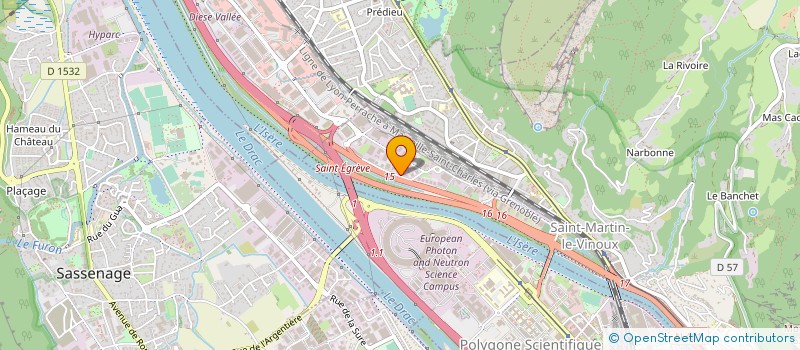 localisation de l'entreprise METALLERIE ARTISANALE DU BATIMENT  SAINT-MARTIN-LE-VINOUX