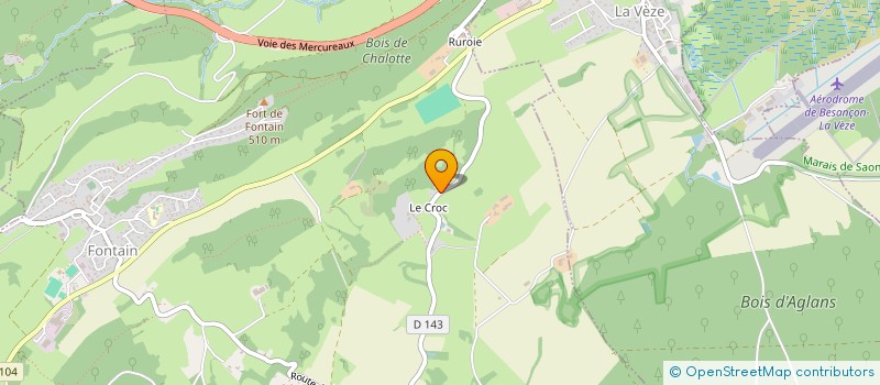 localisation de l'entreprise METALLERIE BAS  SAINT VIT