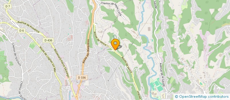 localisation de l'entreprise METALLERIE CAGNOISE à CAGNES-SUR-MER