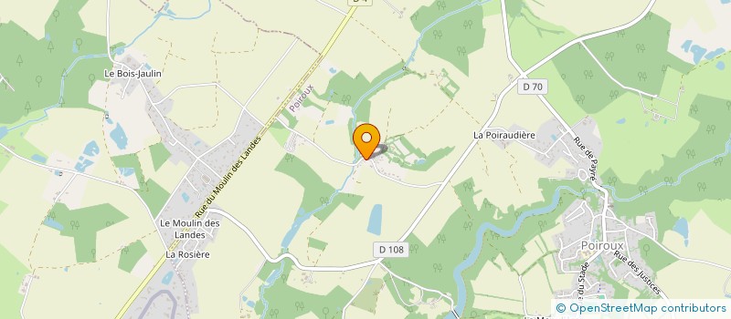 localisation de l'entreprise METALLERIE CHAUDRONNERIE GALLERNEAU  POIROUX