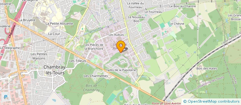 localisation de l'entreprise METALLERIE CHAUDRONNERIE SERVICES  SAINT-AVERTIN