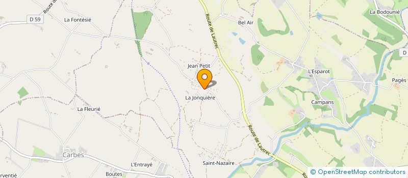 localisation de l'entreprise METALLERIE CLUZEL  CASTRES