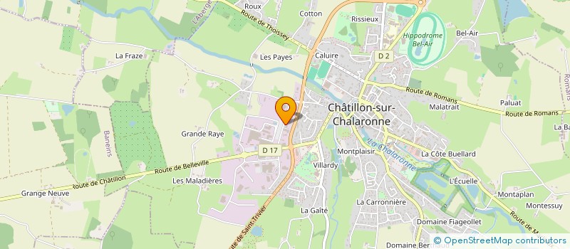 localisation de l'entreprise METALLERIE CONCEPT à CHATILLON-SUR-CHALARONNE