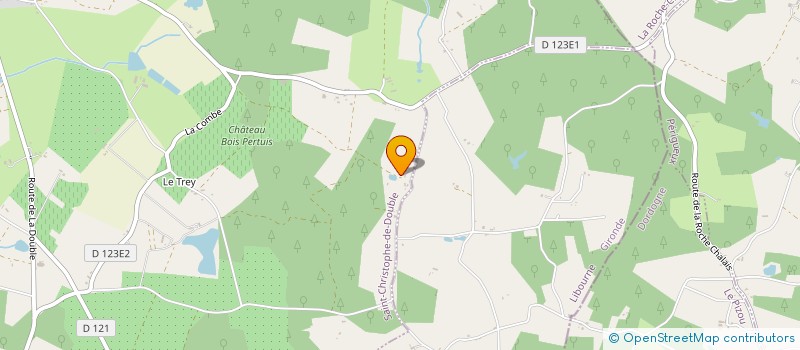 localisation de l'entreprise METALLERIE DE LA CHAUX  SAINT-CHRISTOPHE-DE-DOUBLE