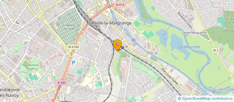 localisation de l'entreprise METALLERIE DU MOULIN  JARVILLE-LA-MALGRANGE