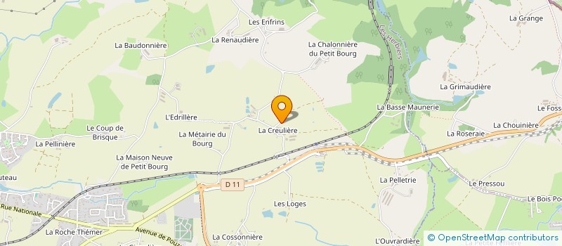 localisation de l'entreprise METALLERIE FERRONNERIE SOULLARD FRERES à HERBIERS (LES)