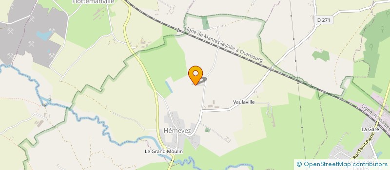localisation de l'entreprise METALLERIE FLAUX MARC à VALOGNES