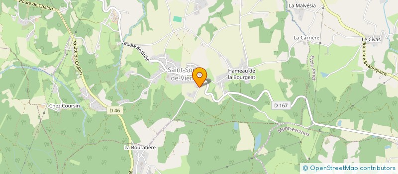 localisation de l'entreprise METALLERIE FLORENT VALLIN  SAINT-SORLIN-DE-VIENNE