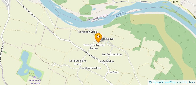 localisation de l'entreprise METALLERIE GARCIA SA à GUILLY