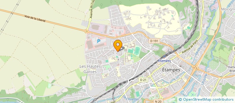 localisation de l'entreprise METALLERIE GENERALE DE BEAUCE  ETAMPES