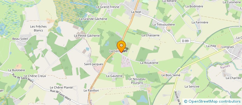 localisation de l'entreprise METALLERIE GIBET à SAINT-MARS-DU-DESERT