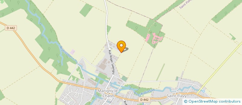 localisation de l'entreprise METALLERIE GUSIEE à MARIGNY-LE-CHATEL