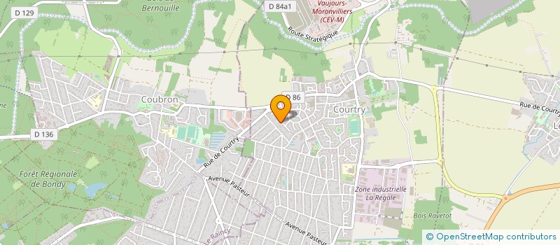 localisation de l'entreprise METALLERIE IDF à COURTRY