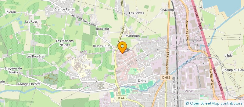 localisation de l'entreprise METALLERIE JEROME ROUSSET à GLEIZE