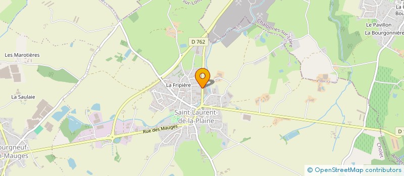 localisation de l'entreprise METALLERIE LEBRUN - SAVOIR - FER - METAL - INOX... à MAUGES-SUR-LOIRE