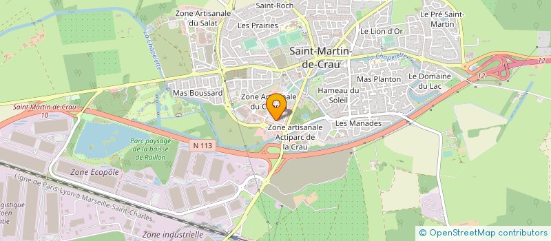 localisation de l'entreprise METALLERIE LOGISTIQUE SERVICE -M.L.S. à SAINT-MARTIN-DE-CRAU