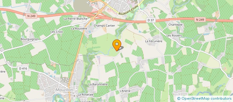 localisation de l'entreprise METALLERIE & MECANISME à VALLET