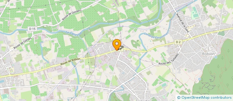 localisation de l'entreprise METALLERIE PERRUT à TAILLADES