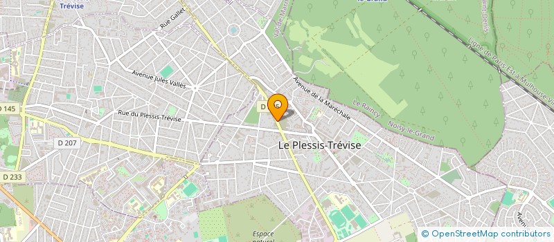 localisation de l'entreprise METALLERIE PLIAGES SERVICES à LE PLESSIS-TREVISE