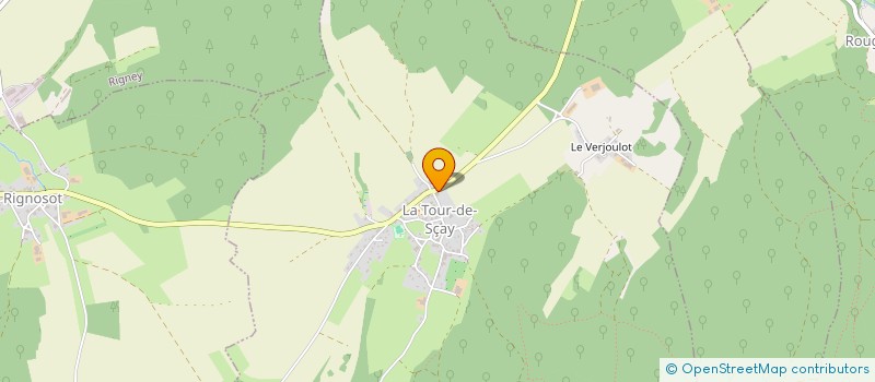 localisation de l'entreprise METALLERIE QUENTIN MASSON  LA TOUR-DE-SCAY