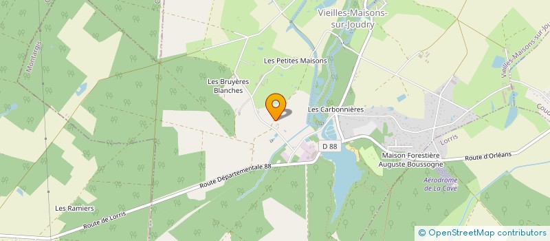 localisation de l'entreprise METALLERIE SARIC BOJO  VIEILLES-MAISONS-SUR-JOUDRY