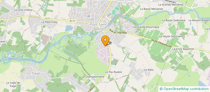 localisation de l'entreprise METALLERIE SERRURERIE 44 à LA BERNERIE-EN-RETZ